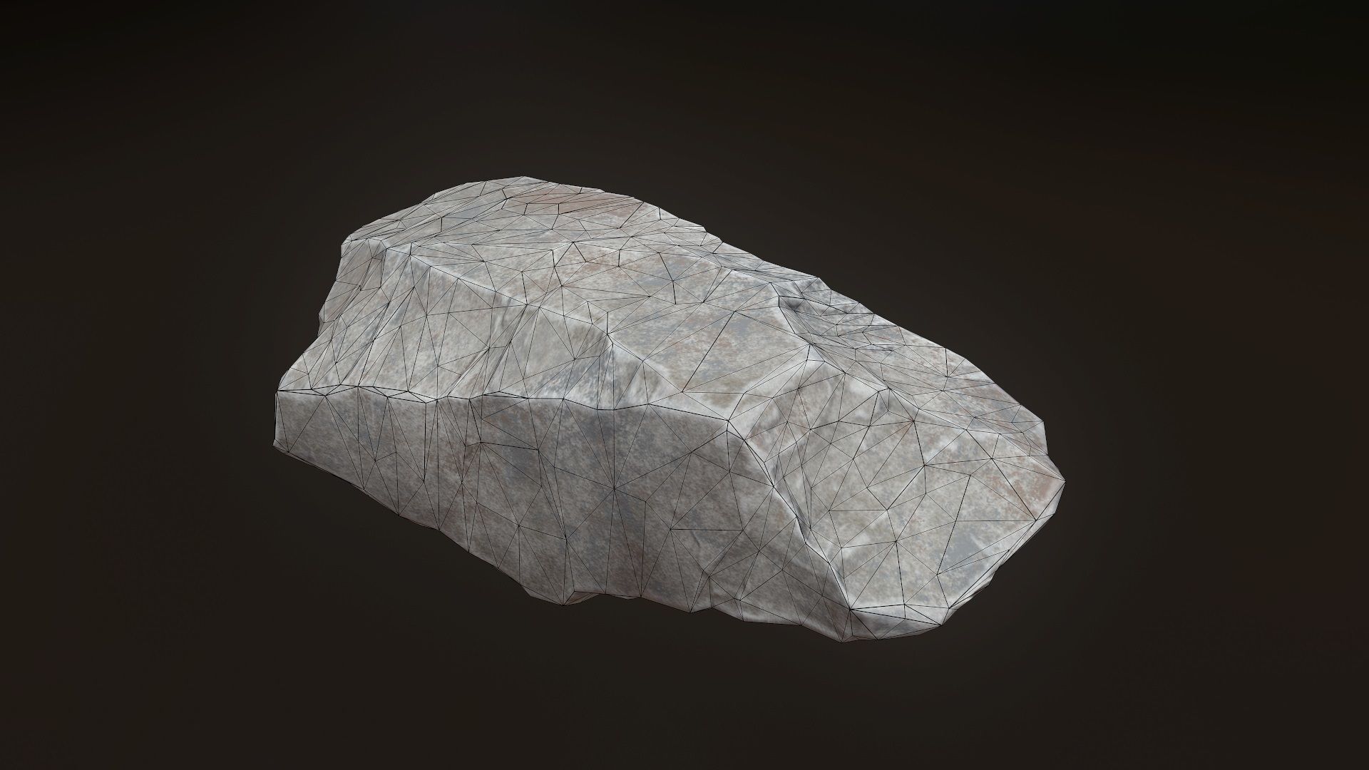 Stone V5 Low-poly 3D model_17