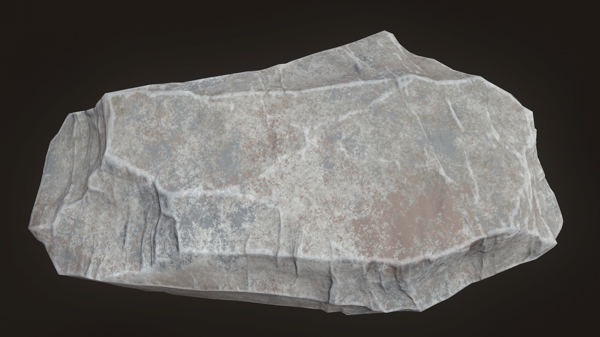 Stone V5 Low-poly 3D model_9