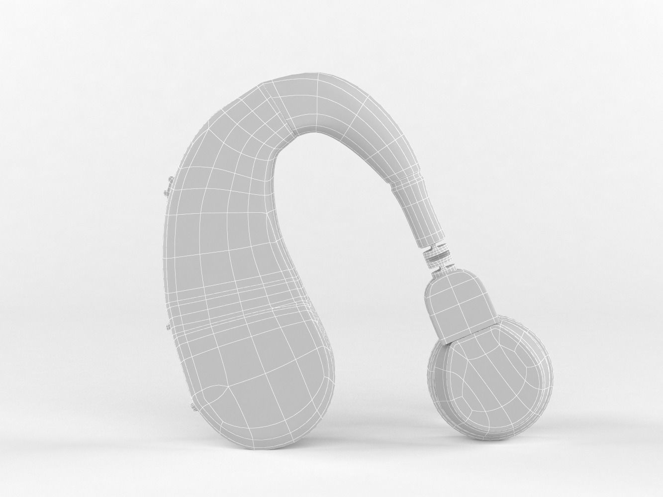 Mini Portable Hearing Aid 3D model_9