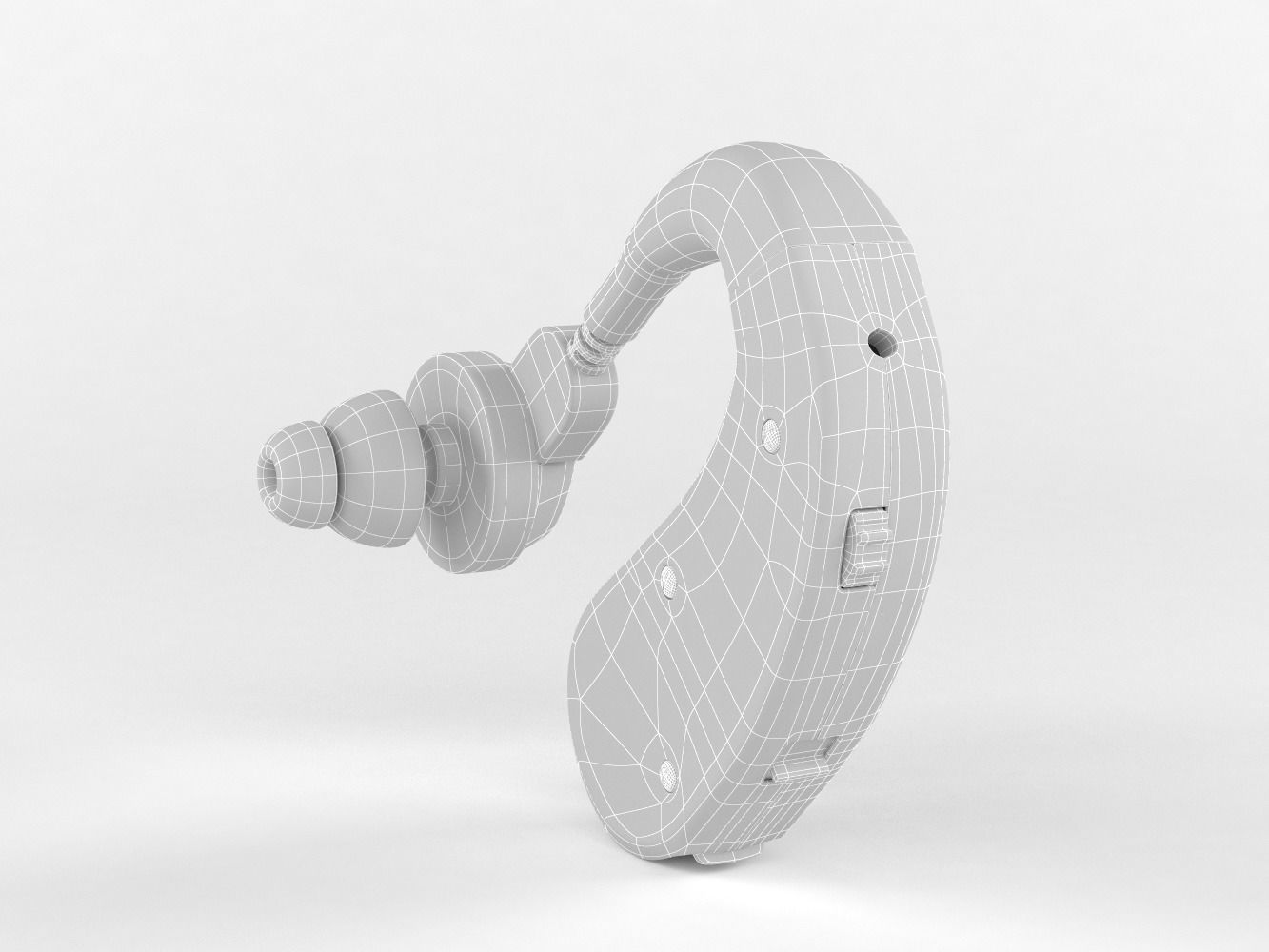 Mini Portable Hearing Aid 3D model_13