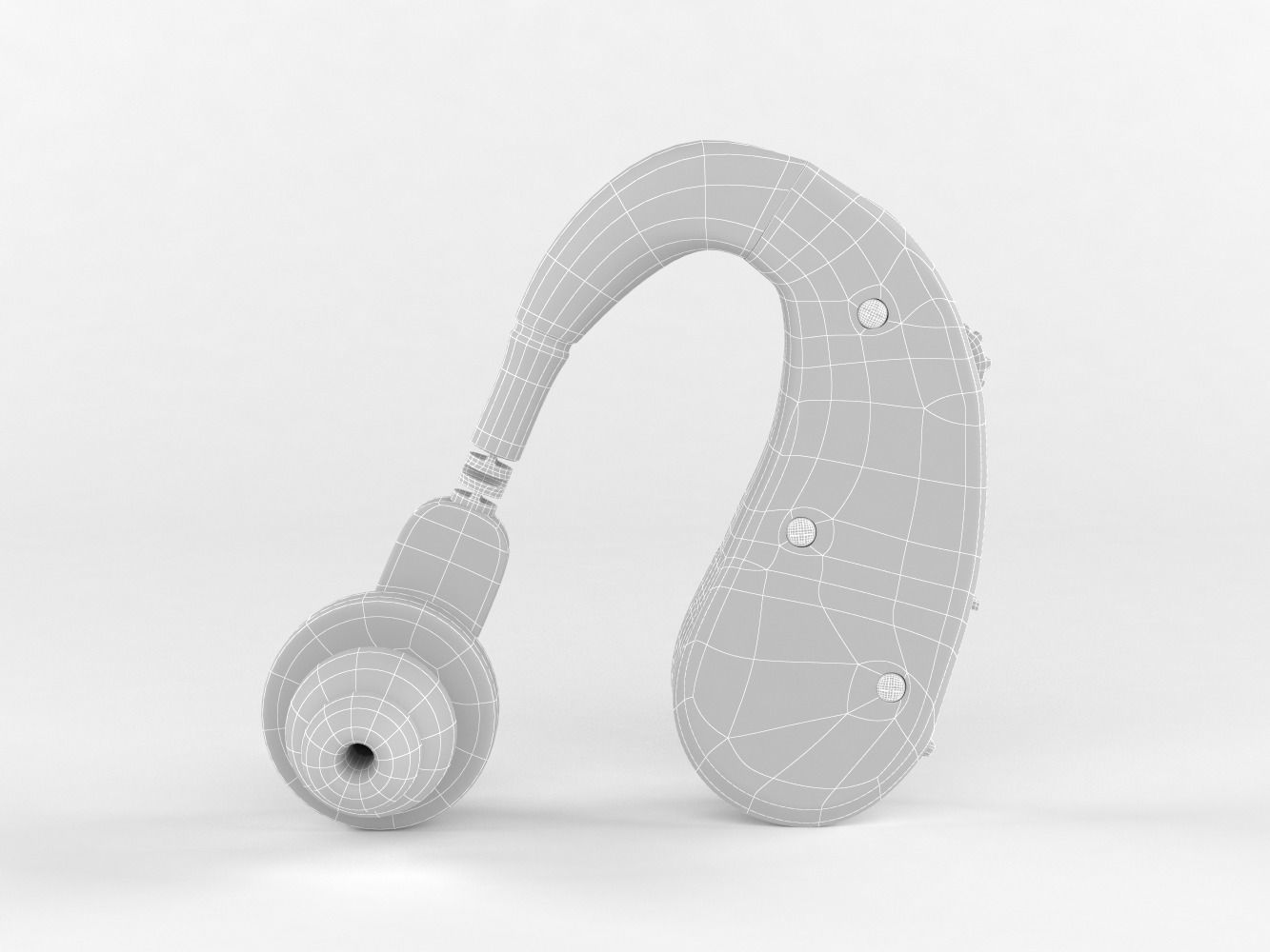 Mini Portable Hearing Aid 3D model_7