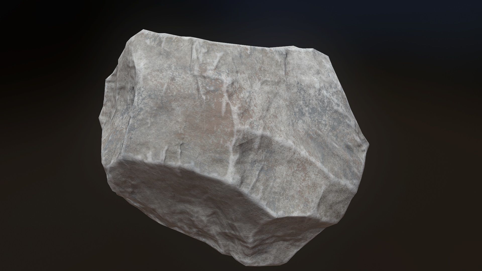 Stone V6 Low-poly 3D model_8
