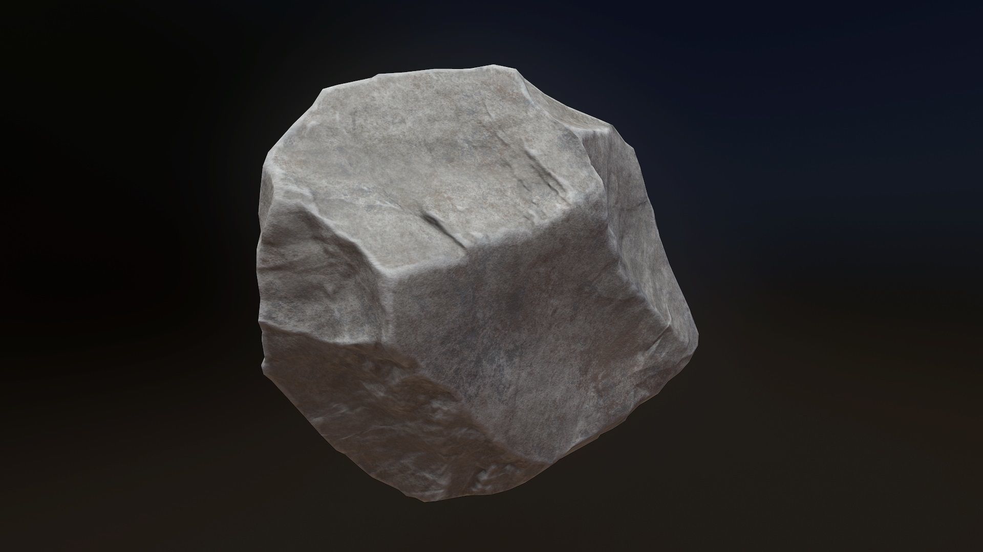 Stone V6 Low-poly 3D model_15