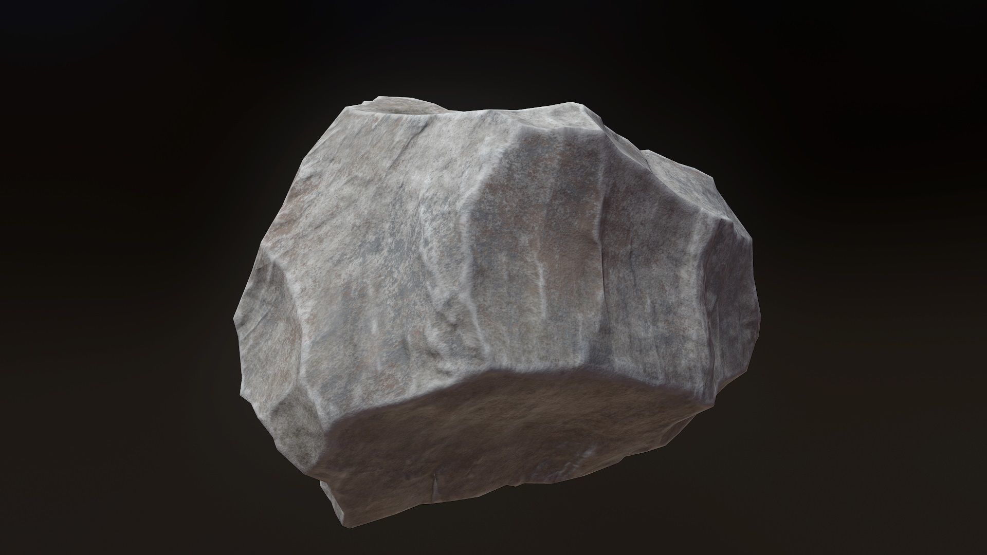 Stone V6 Low-poly 3D model_9