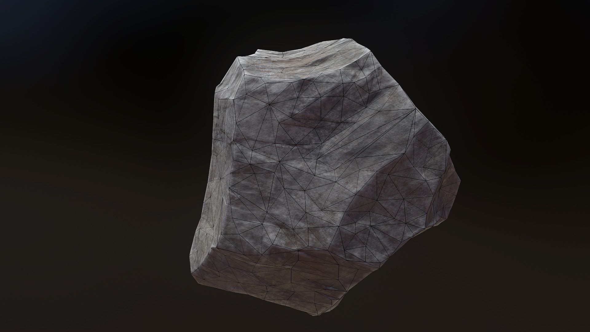 Stone V6 Low-poly 3D model_19