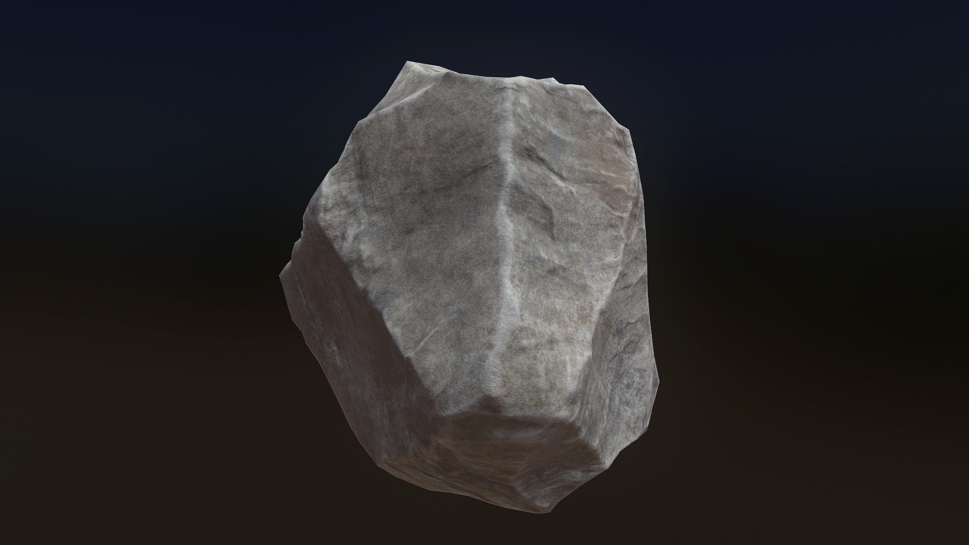 Stone V6 Low-poly 3D model_16