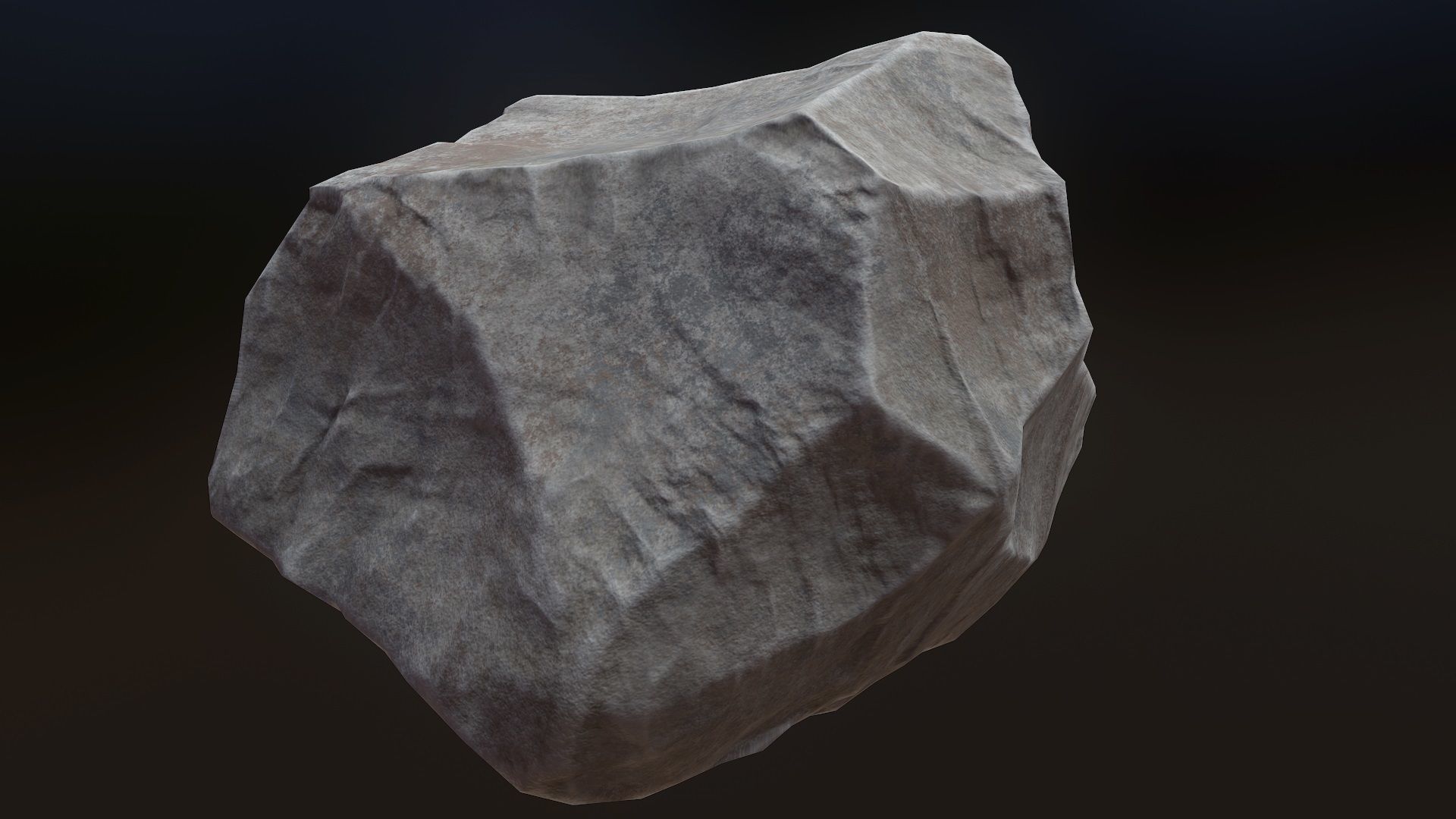 Stone V6 Low-poly 3D model_4