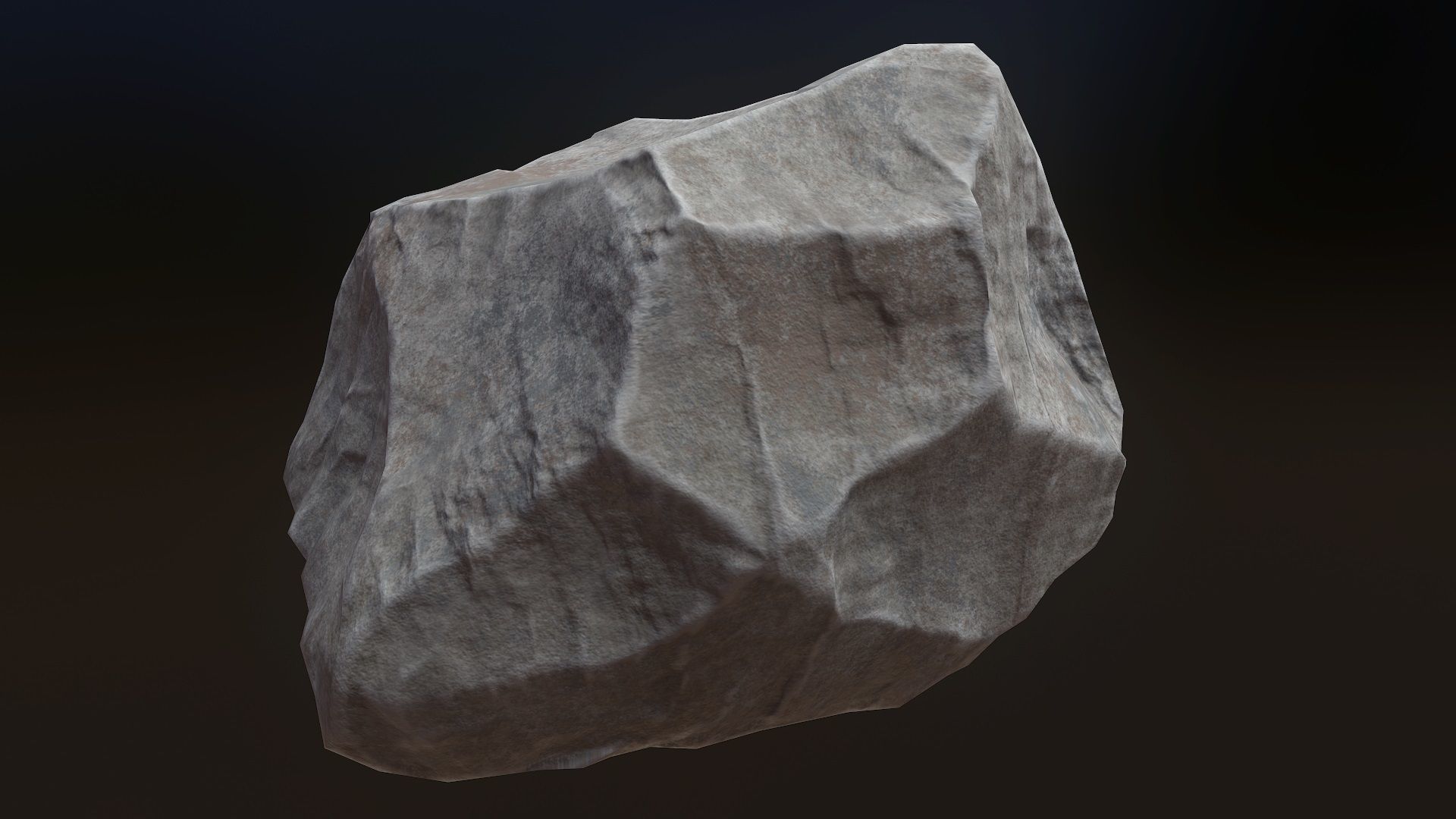Stone V6 Low-poly 3D model_5
