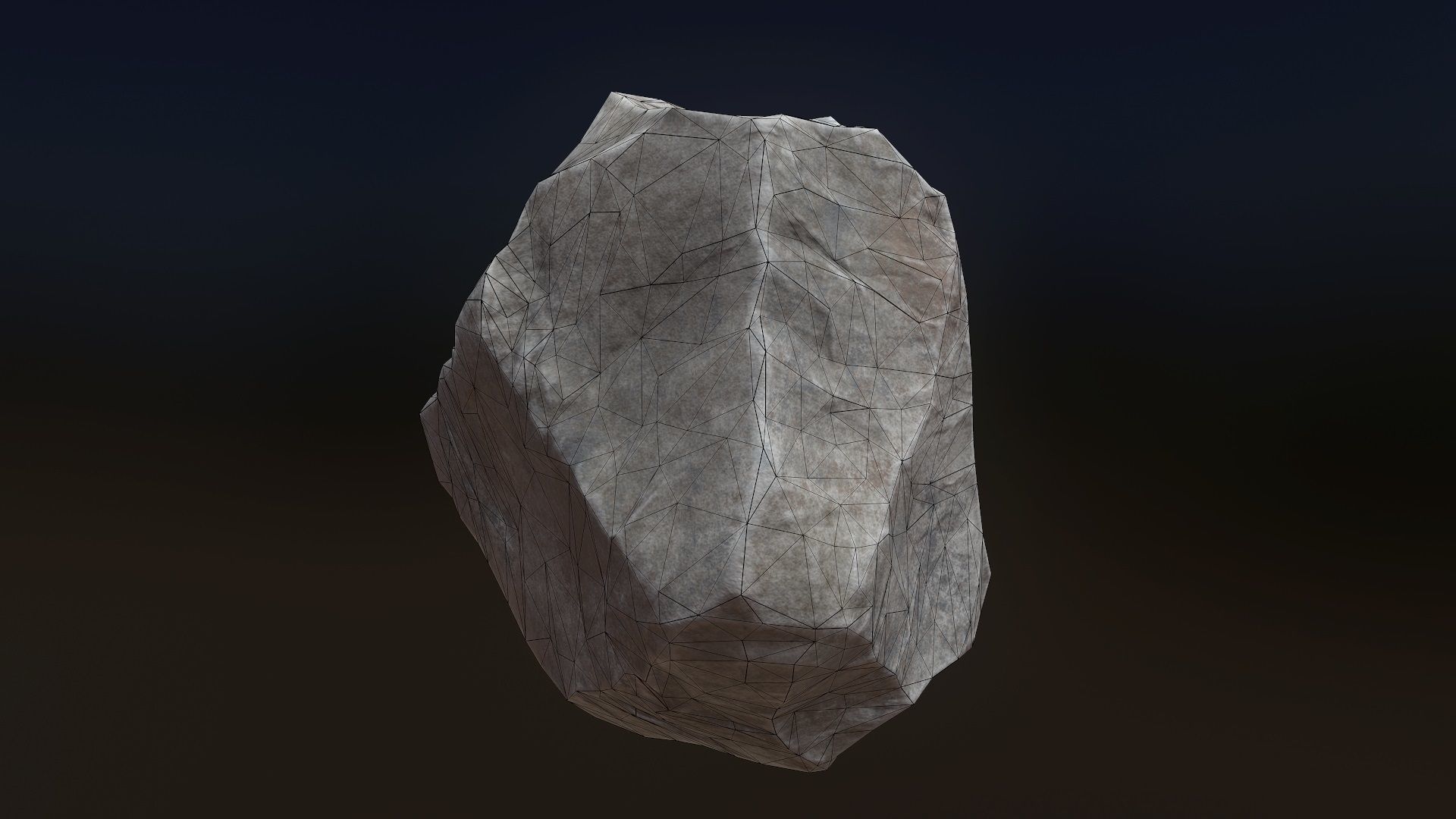 Stone V6 Low-poly 3D model_17