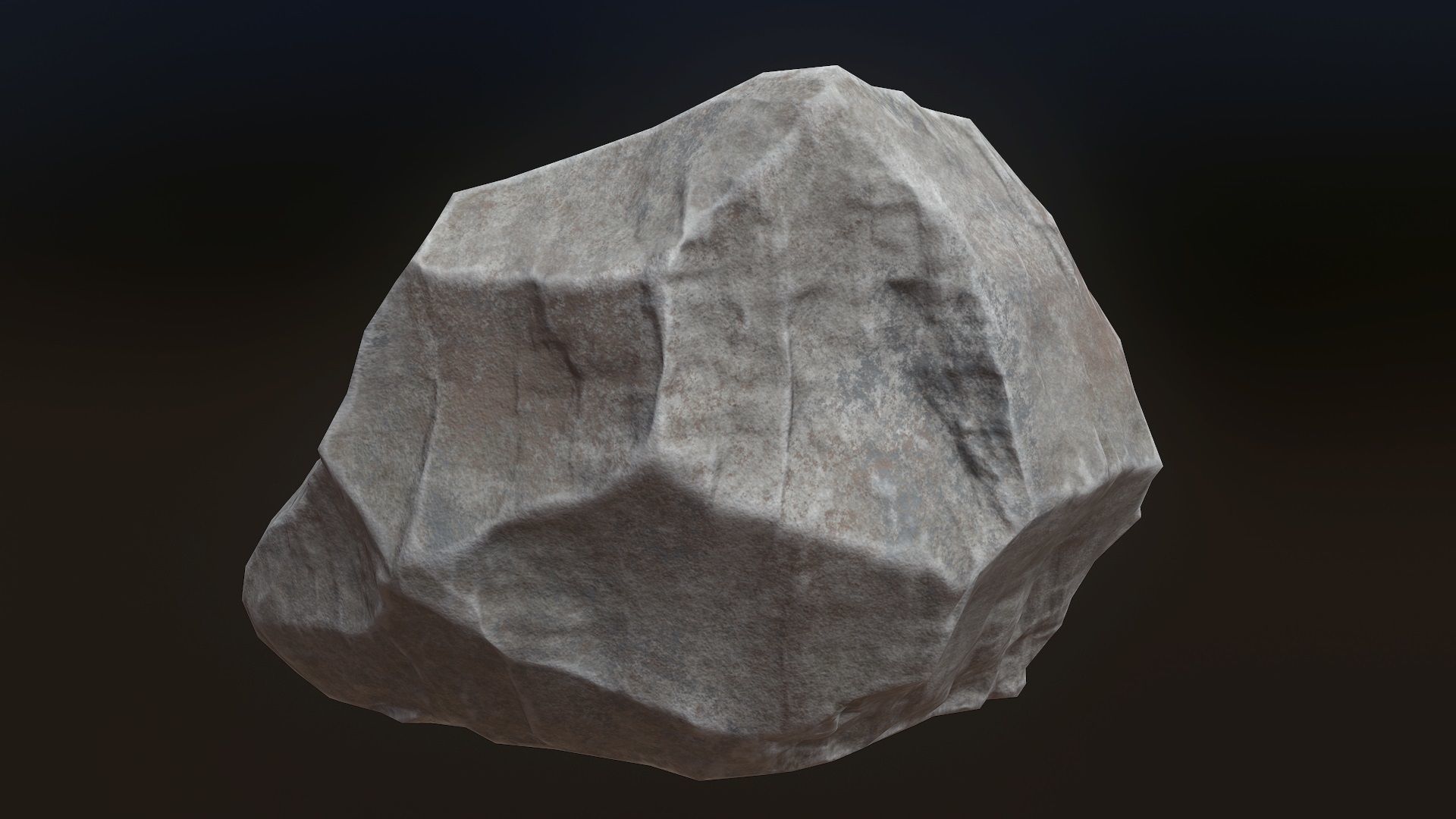 Stone V6 Low-poly 3D model_6