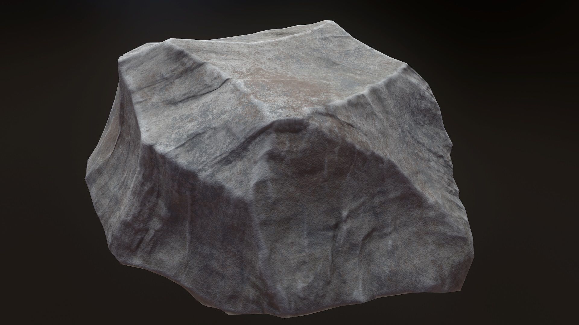 Stone V6 Low-poly 3D model_2