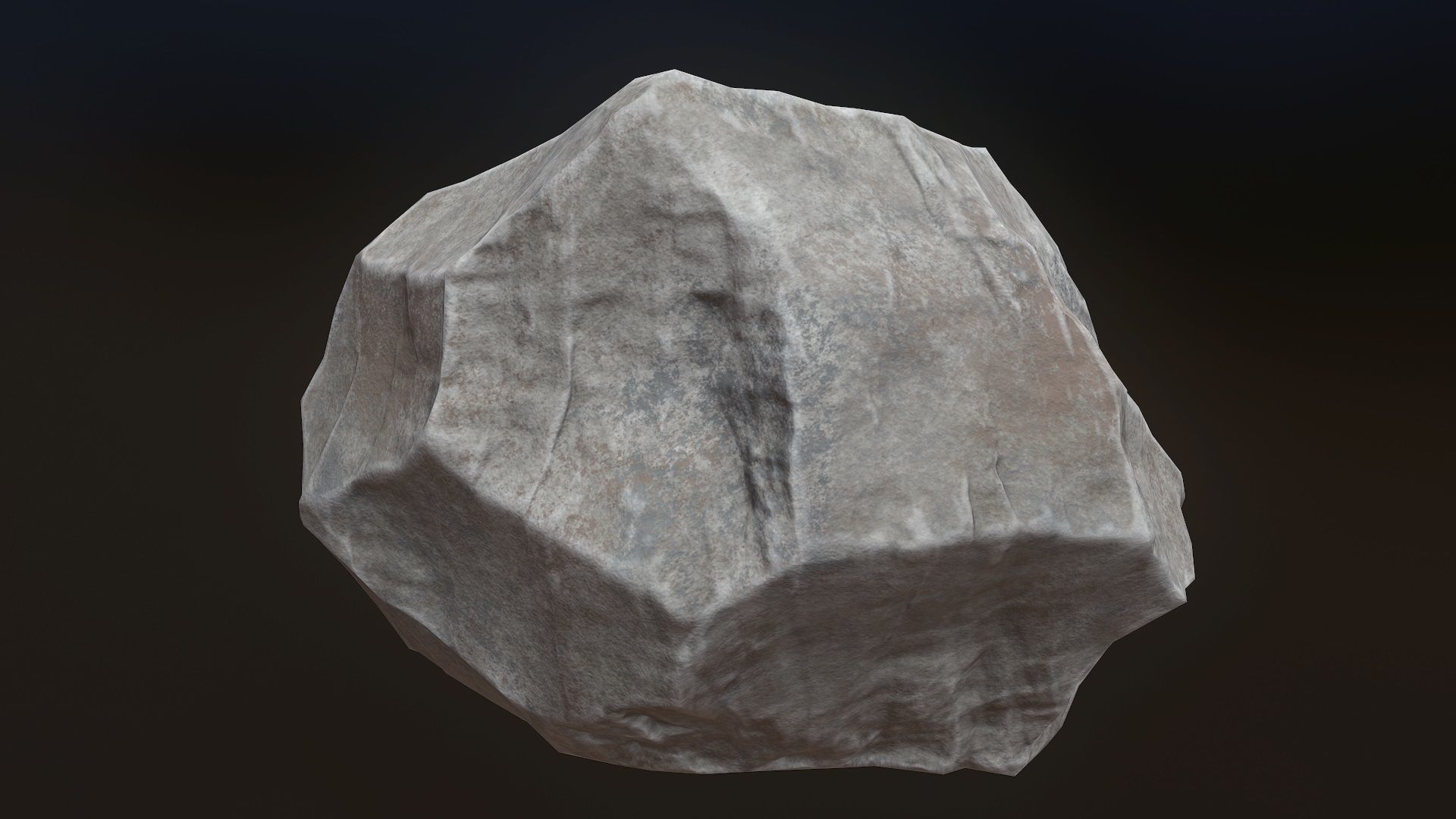 Stone V6 Low-poly 3D model_7