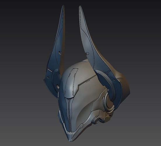 Nezarecs Sin helmet 3D print model