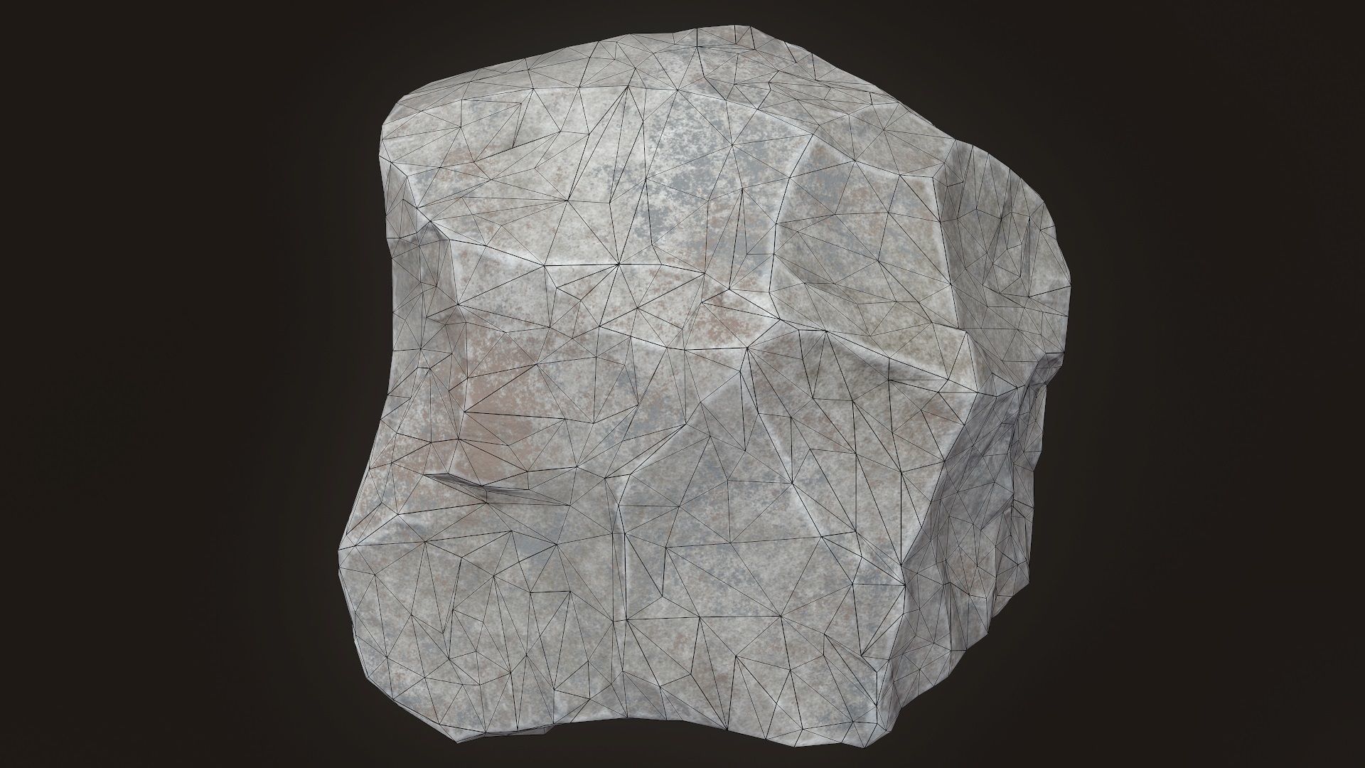 Stone V7 Low-poly 3D model_21