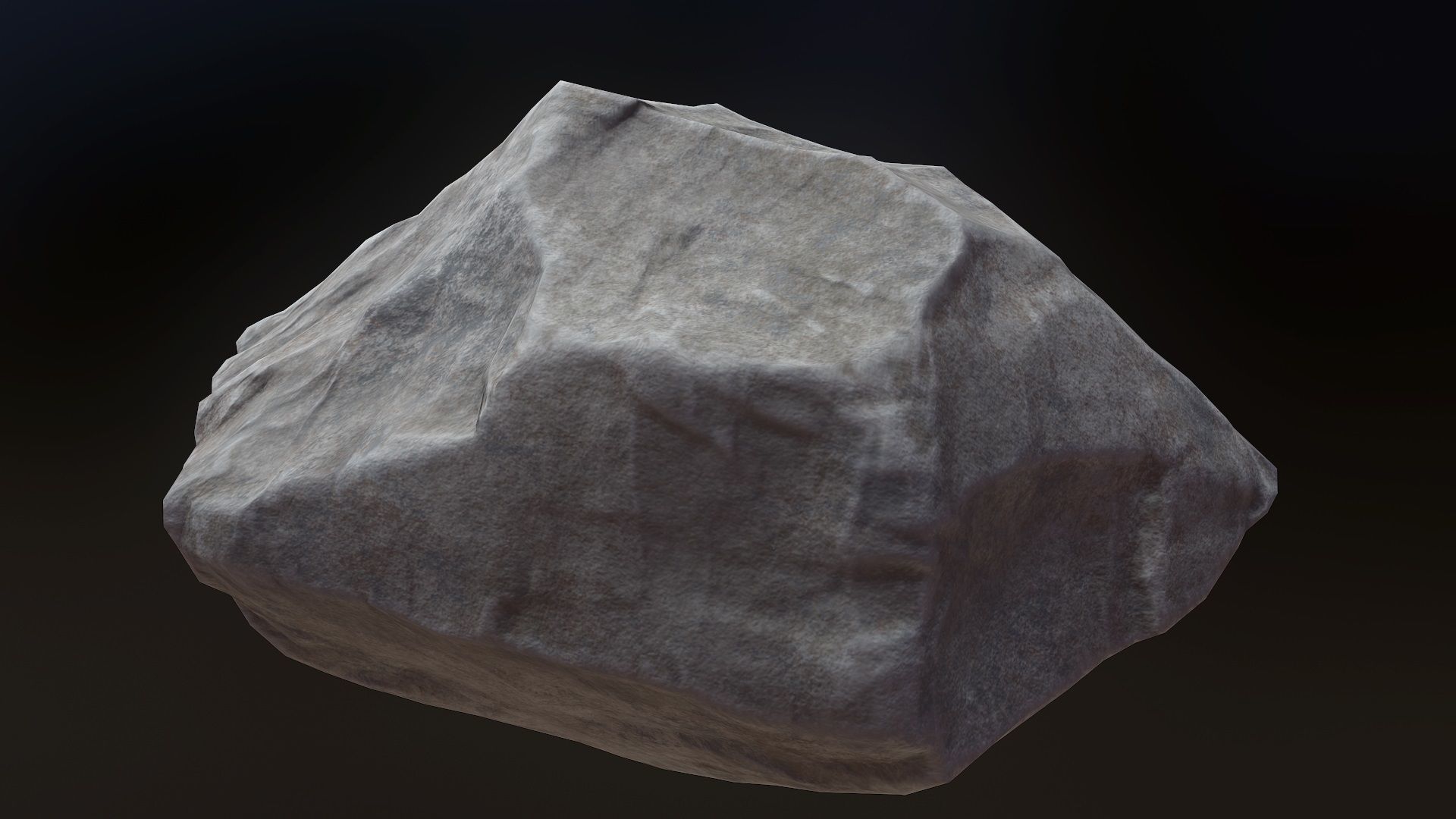 Stone V7 Low-poly 3D model_7