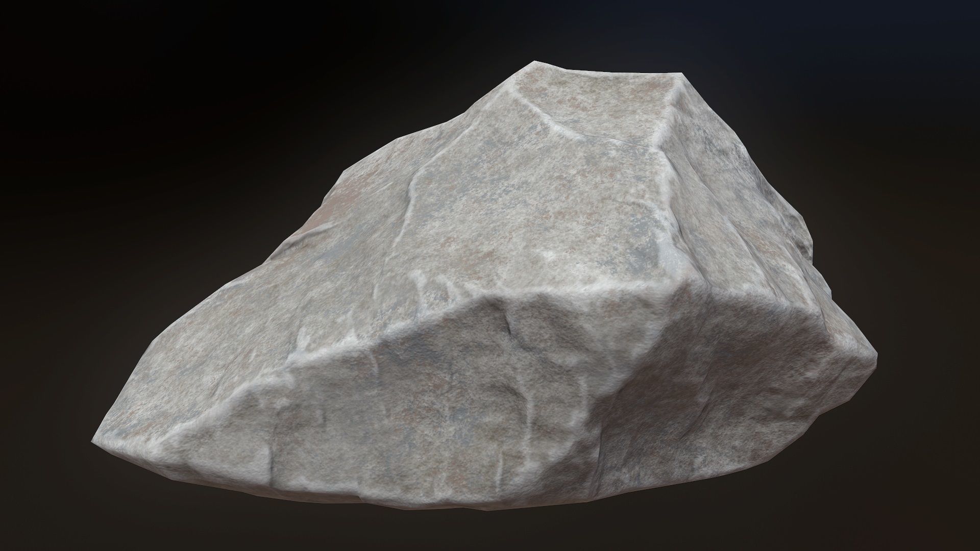 Stone V7 Low-poly 3D model_4