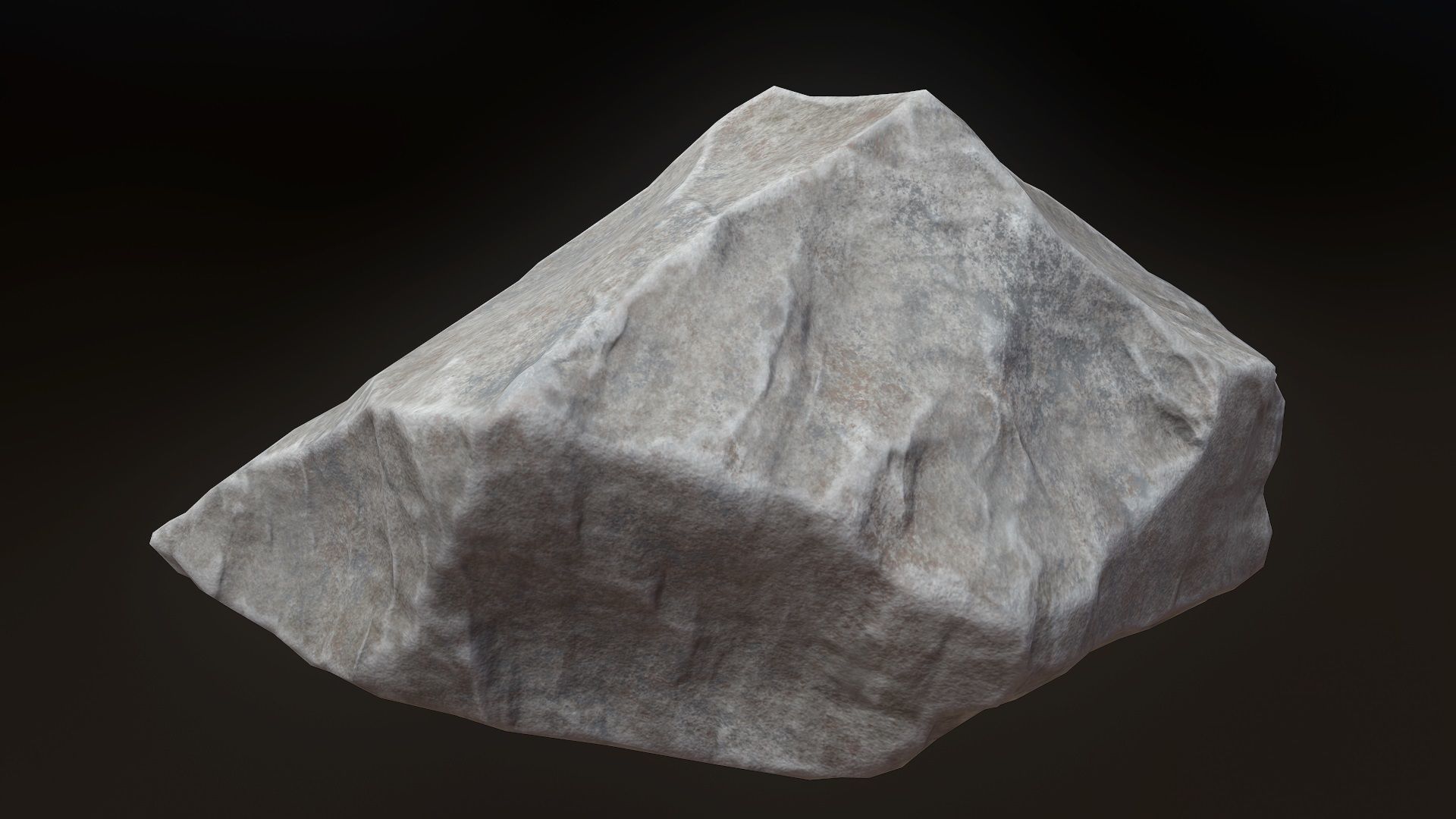 Stone V7 Low-poly 3D model_2