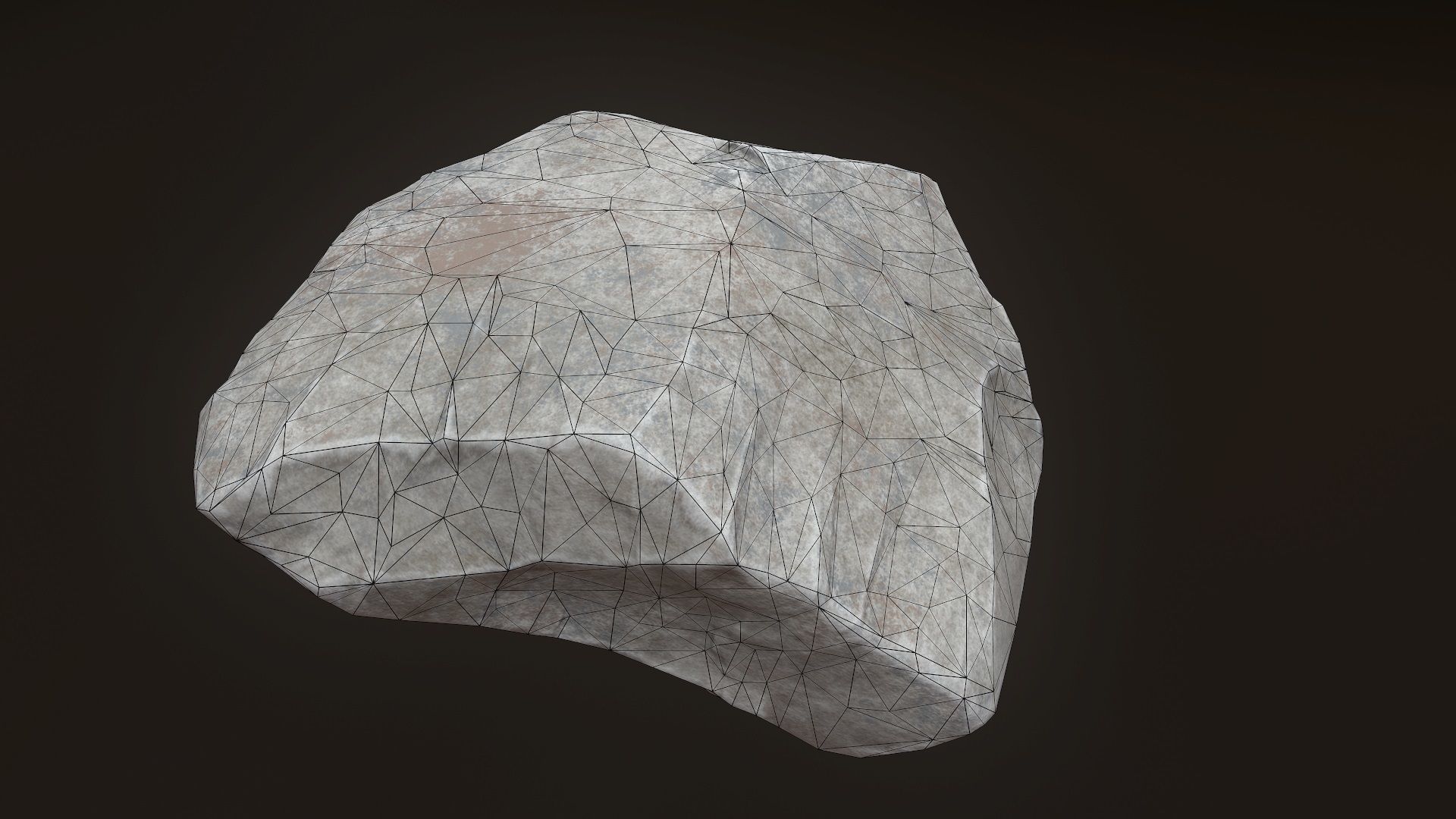 Stone V7 Low-poly 3D model_19