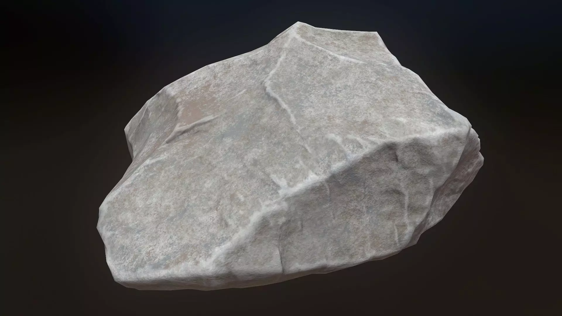Stone V7 Low-poly 3D model_0