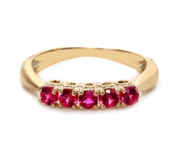 Ring with heart heads 3D print model_2