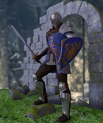 Knight of Astora Oscar 3D print model