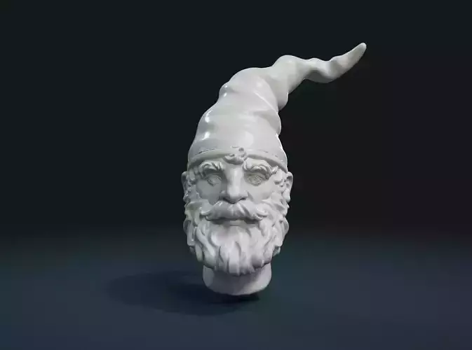 Gnome head 3D print model