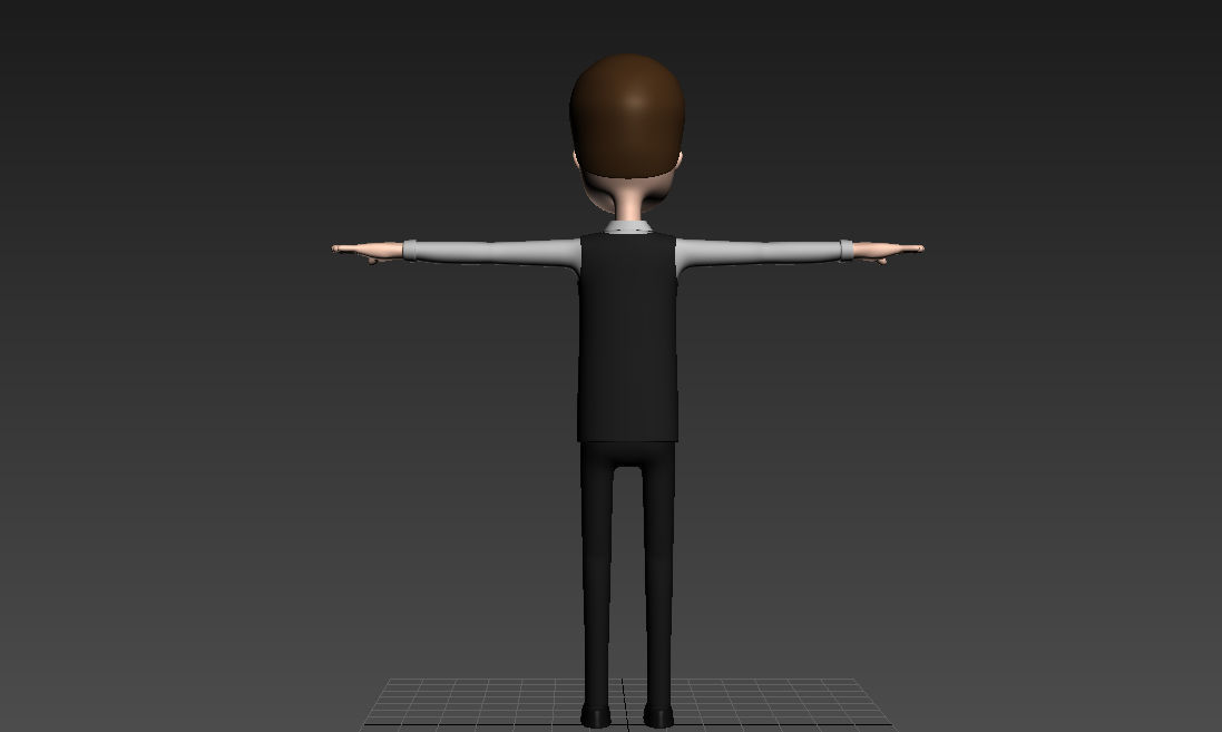 CartoonMan029-Waiter waiter 3D model_18