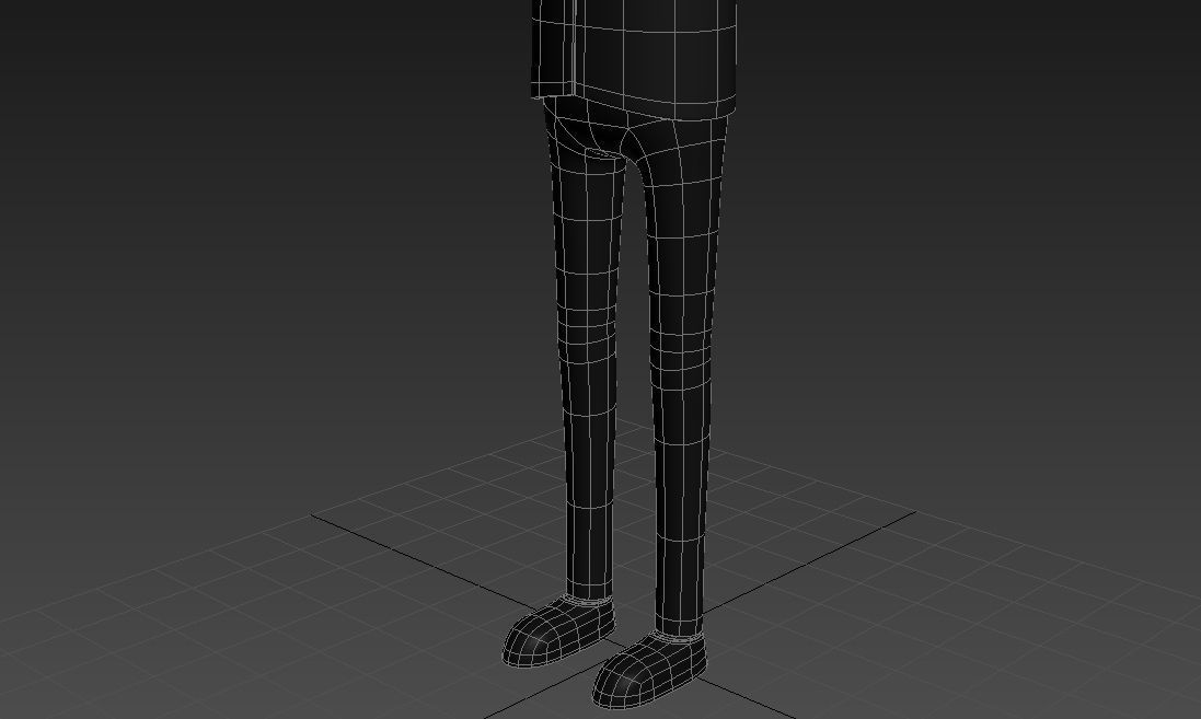 CartoonMan029-Waiter waiter 3D model_15