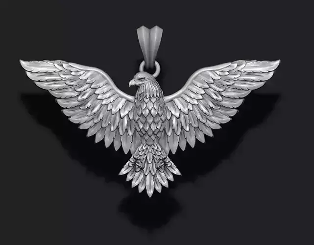 Eagle pendant 3D print model