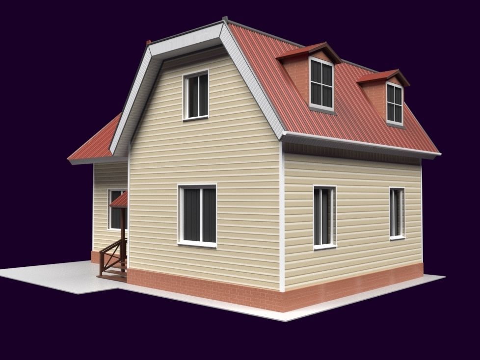 Private House 3D model_1