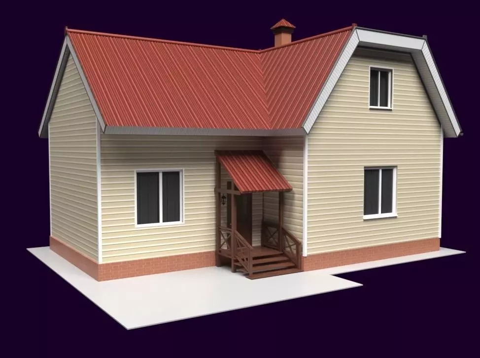 Private House 3D model_0