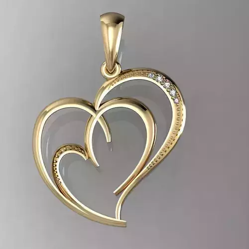 beautyful  pendant hearts 