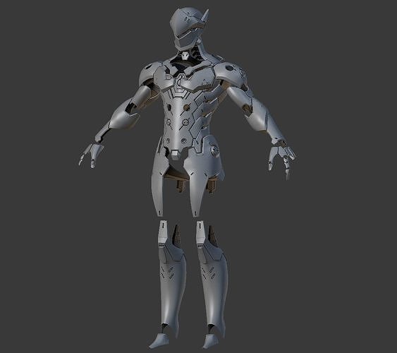 Genji Armor 3D print model