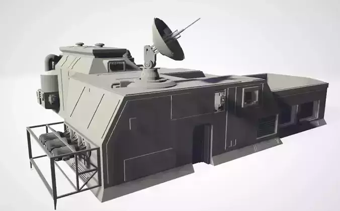 Sci-Fi RPG House - Building - High Details Level 3D model