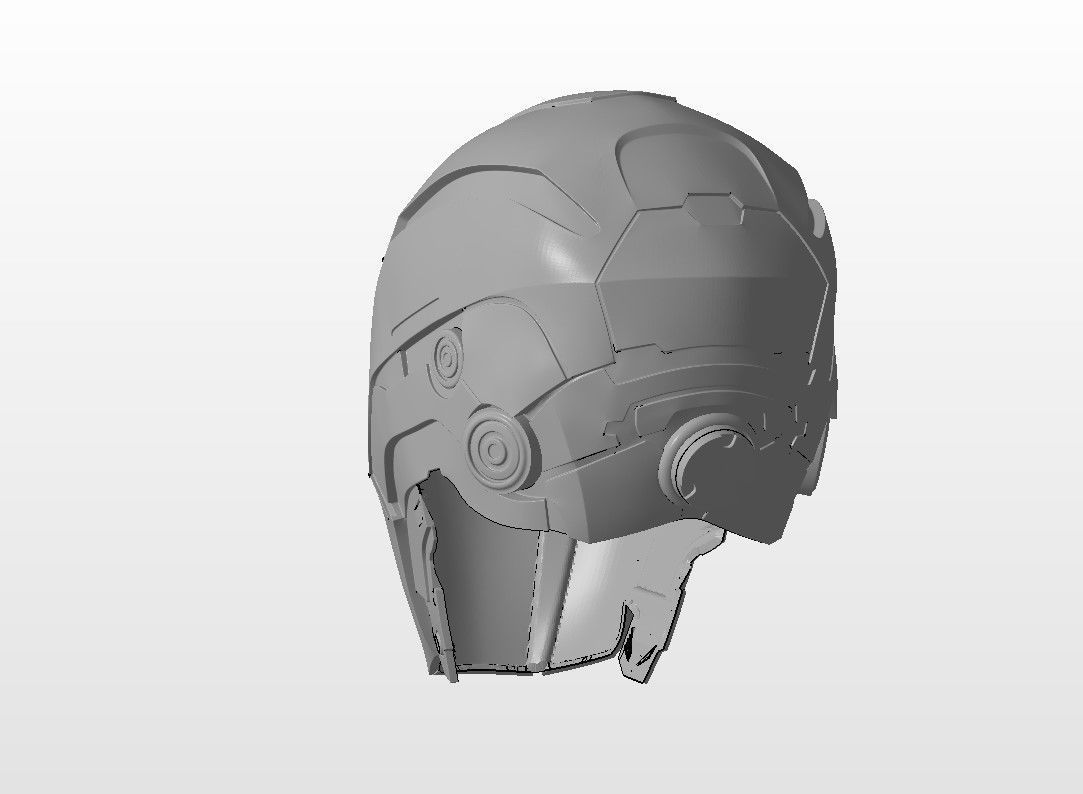 Helmet Drone EM-208 3D print model_2