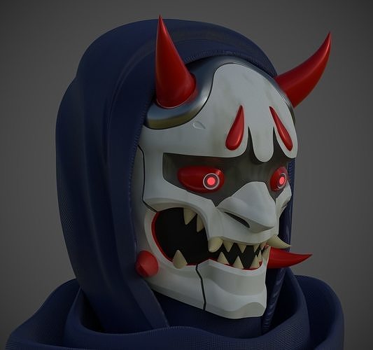Mask Genji Oni skin 3D print model