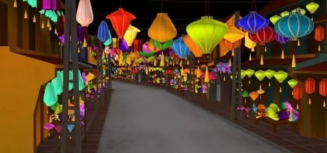 HoiAn Street Pack 3D model_0