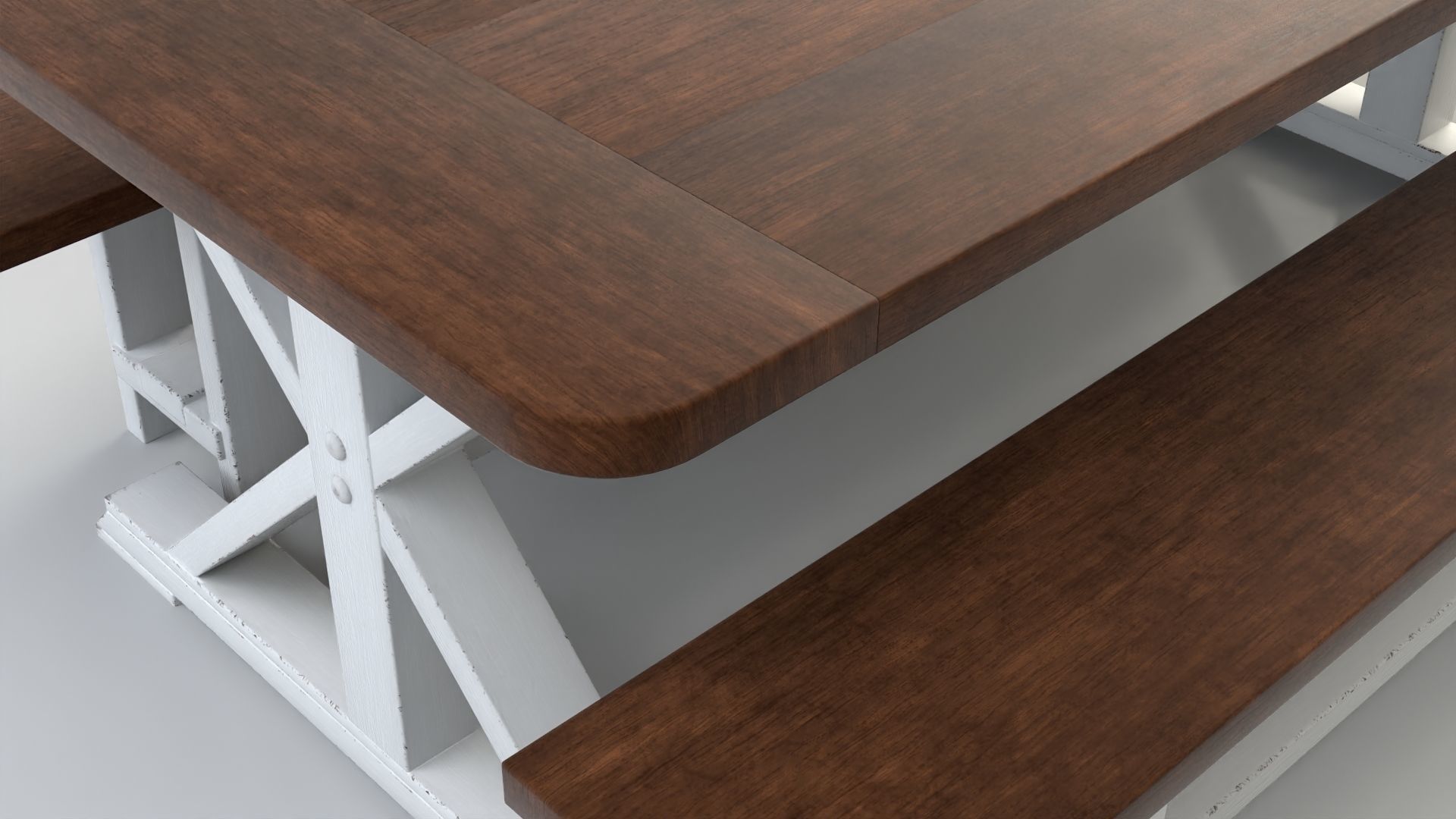 Farm Table 3D model_6