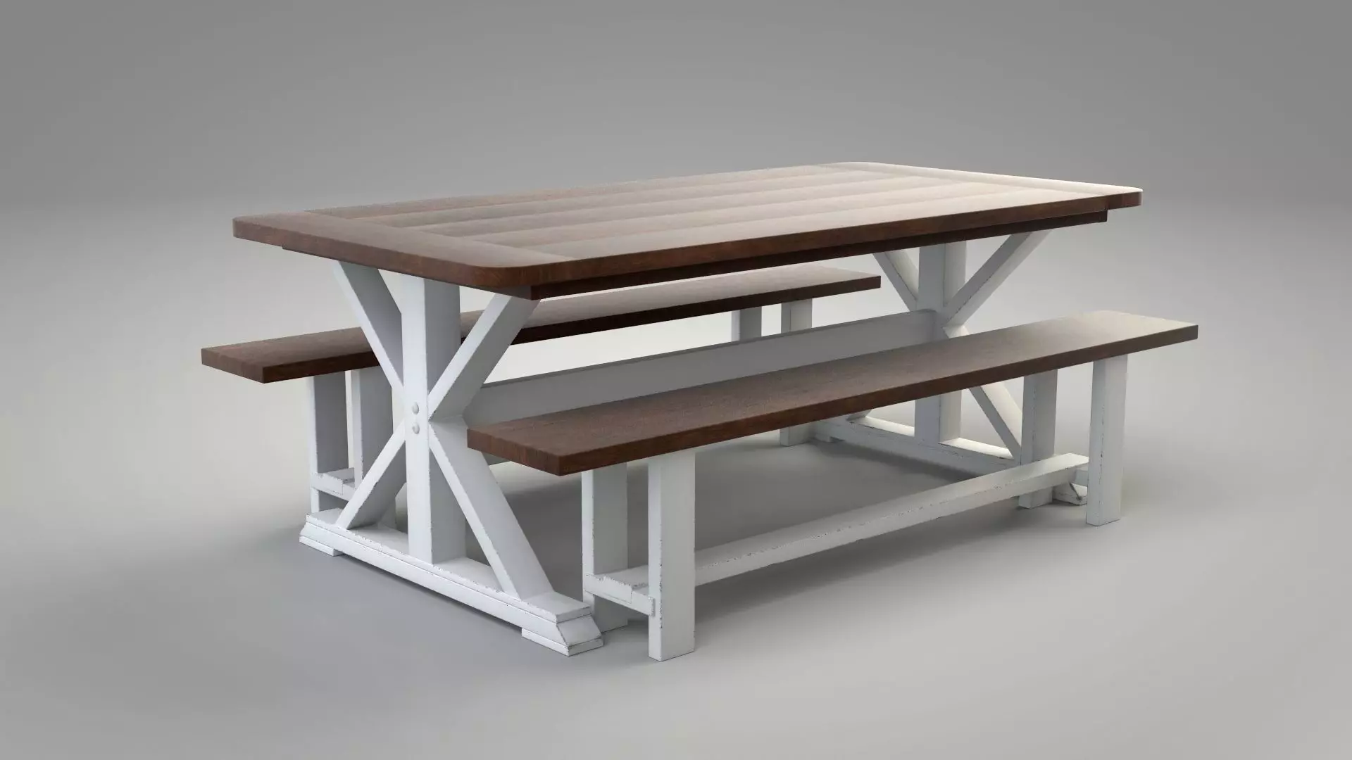 Farm Table 3D model_0