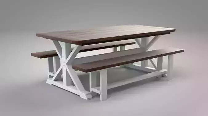 Farm Table 3D model