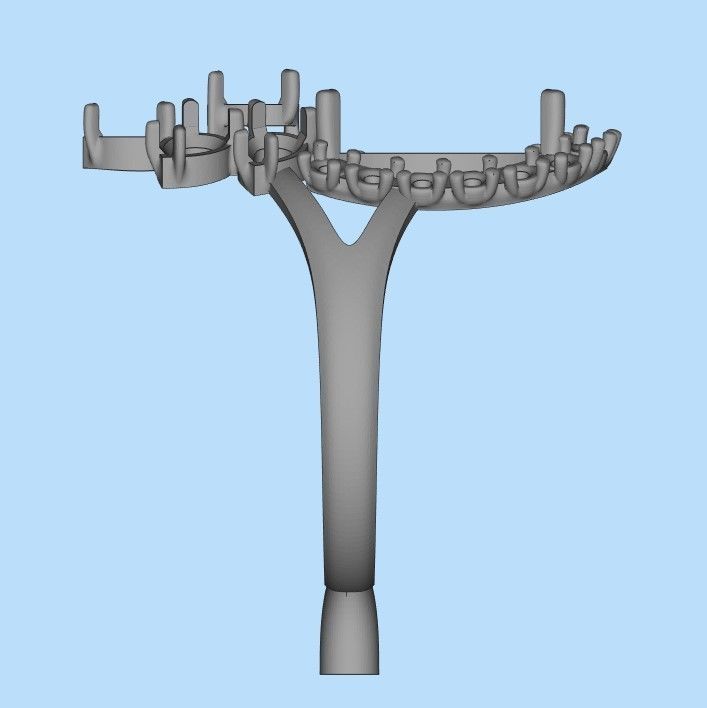  Women ring with gems 3dm stl vintage 3D print model_20