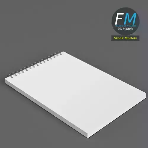 Blank notebook