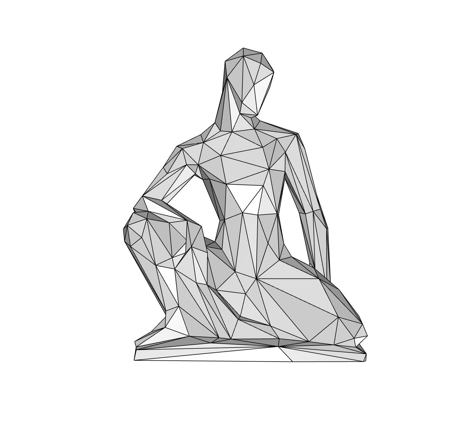 man pose 1 Free 3D print model_4
