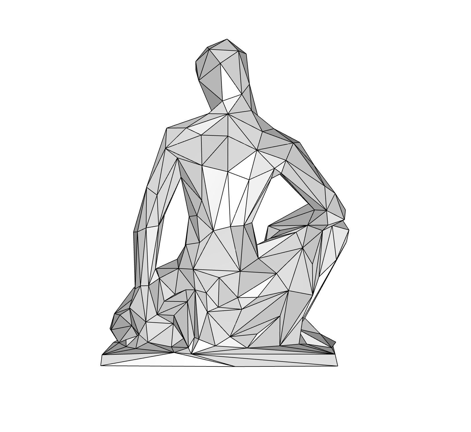 man pose 1 Free 3D print model_5