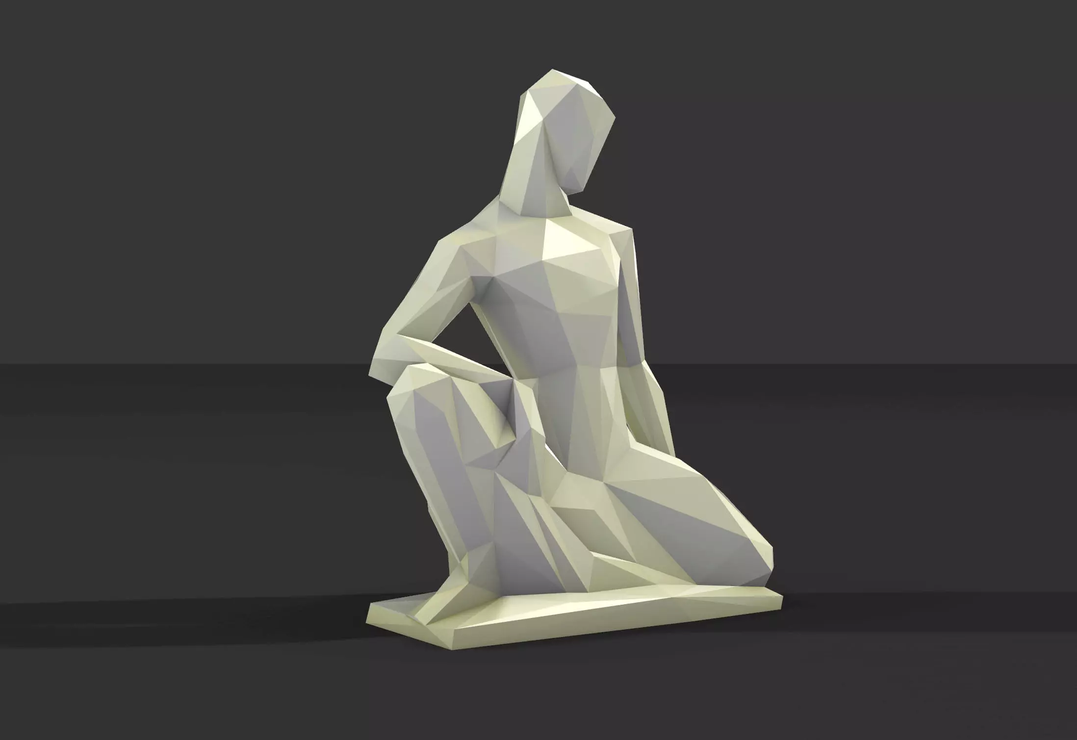 man pose 1 Free 3D print model_0
