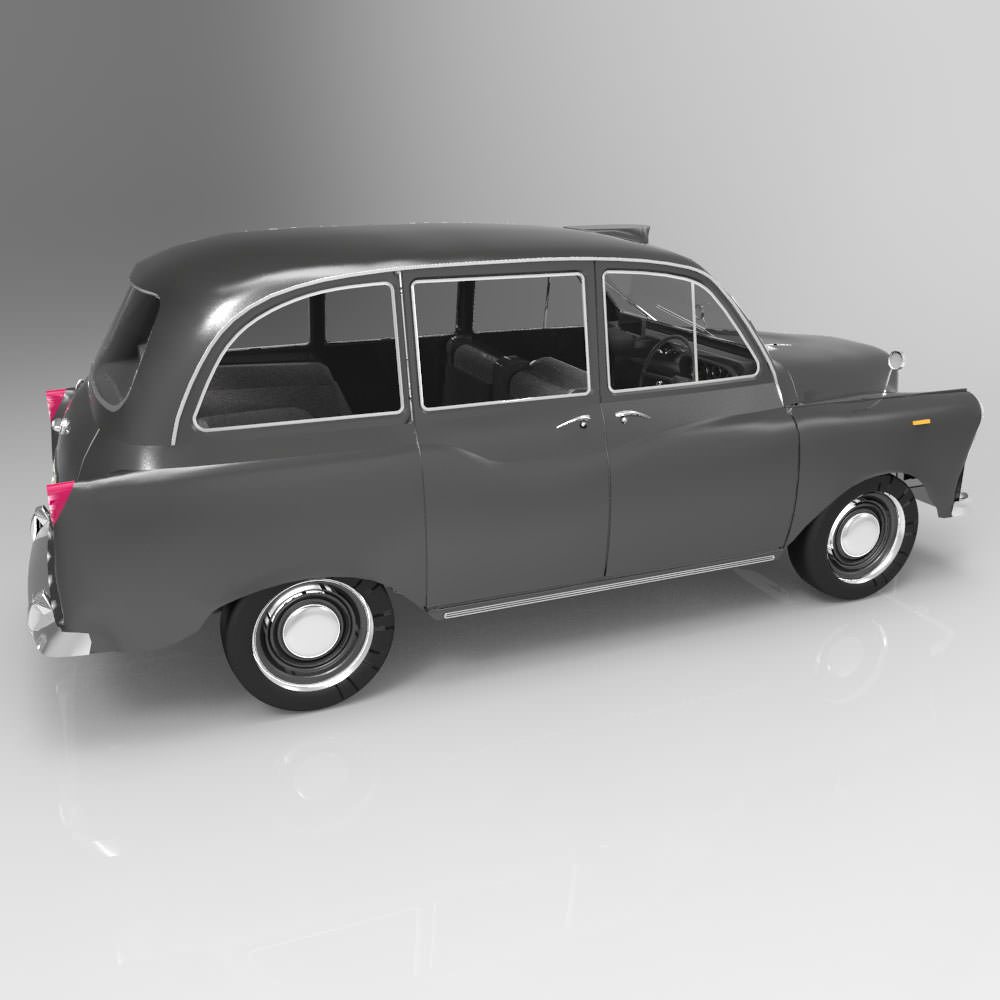 London Taxi 3D model_6