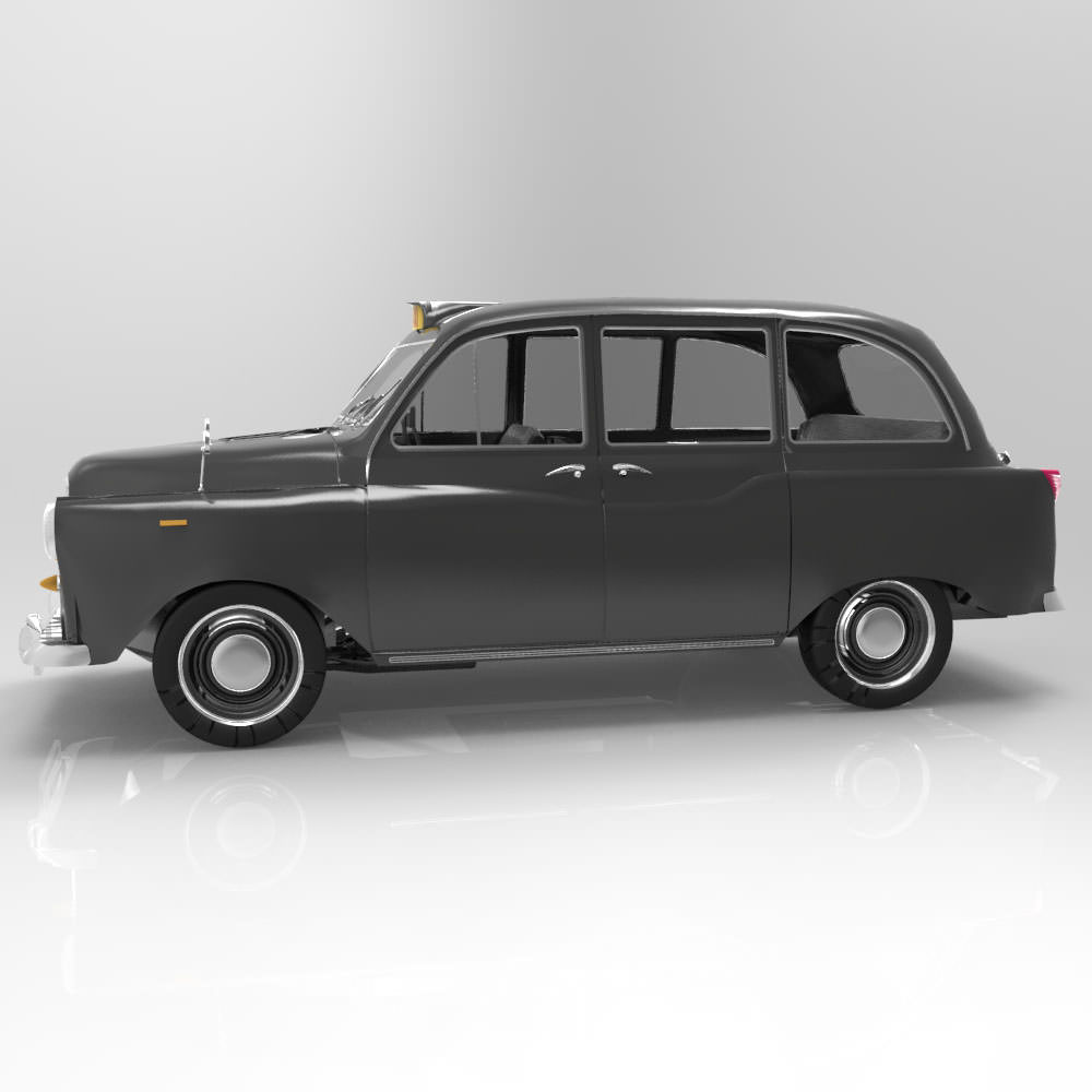 London Taxi 3D model_3