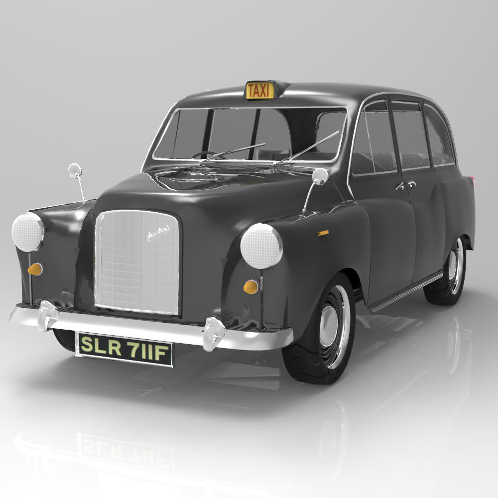 London Taxi 3D model_2