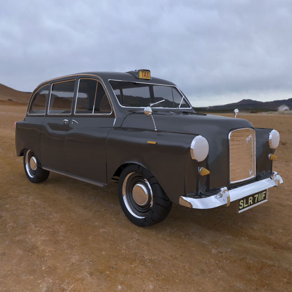 London Taxi 3D model_7