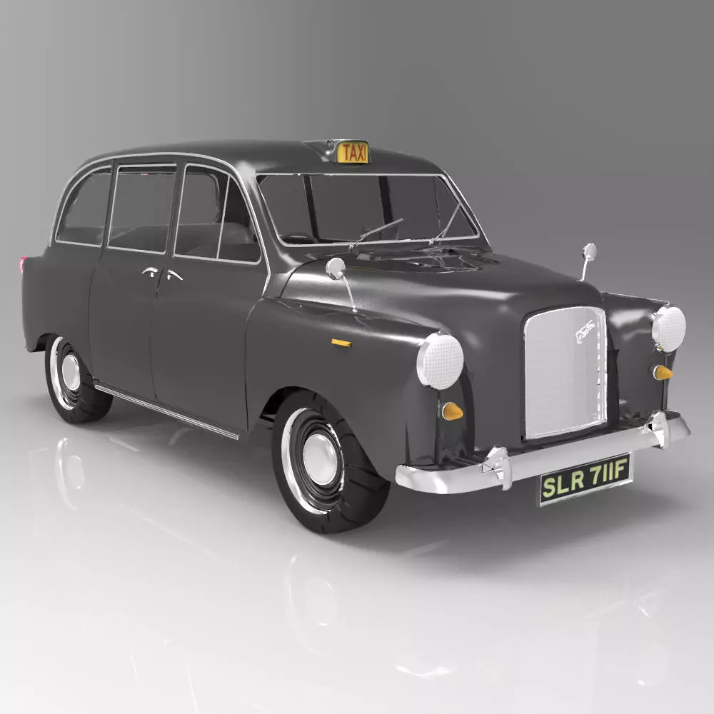 London Taxi 3D model_0